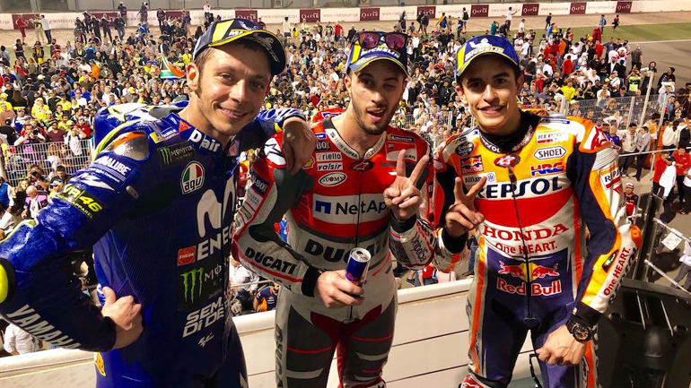Απίστευτη ατάκα από τον Rossi για τους Dovizioso και Marquez