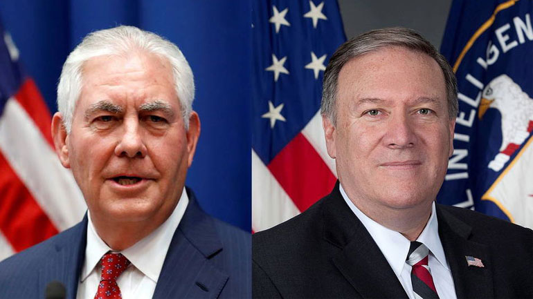 ΗΠΑ: Συνάντηση Πομπέο-Τίλερσον ενόψει της αλλαγής σκυτάλης στο ΥΠΕΞ