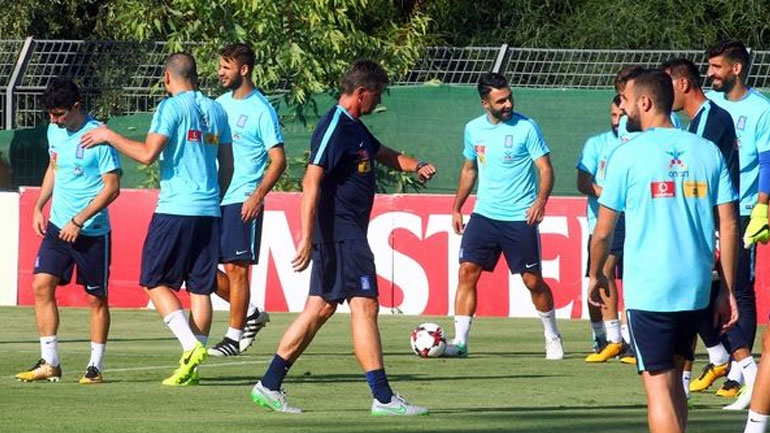 Ποδόσφαιρο: Με πολλές απουσίες η προπόνηση της Εθνικής εν όψει της Ελβετίας