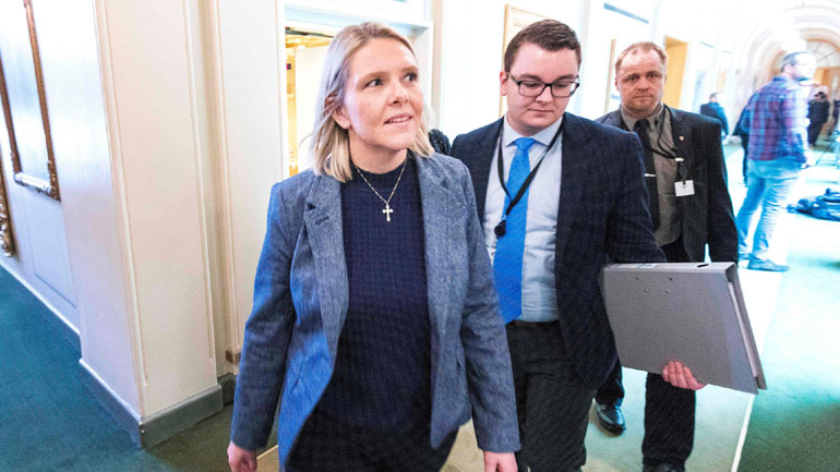 Παραιτήθηκε η υπ. Δικαιοσύνης της Νορβηγίας για να αποφευχθεί κυβερνητική κρίση