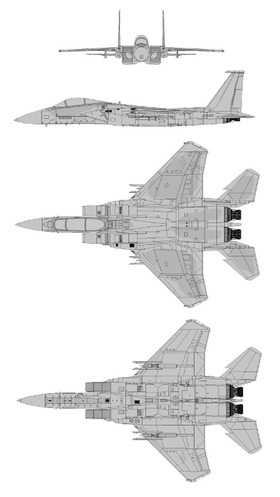 Το σχήμα ενός F-15