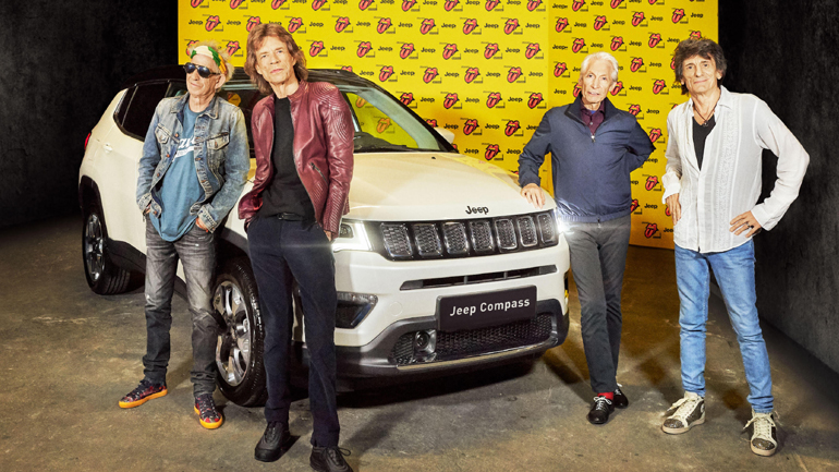 Οι Rolling Stones κυκλοφορούν με το Jeep Compass