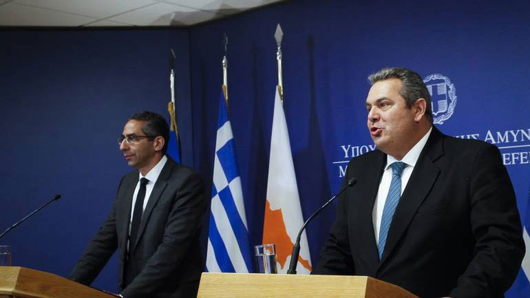 Η Ελλάδα και η Κύπρος πυλώνες σταθερότητας στην Αν. Μεσόγειο, διαμήνυσαν Καμμένος – Αγγελίδης