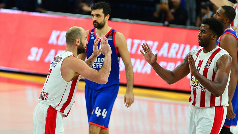 Εξασφάλισε το πλεονέκτημα έδρας ο Ολυμπιακός, 89-82 την Εφές