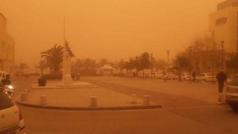 «Επιστρέφει» αύριο η αφρικανική σκόνη στην Κρήτη – Χιόνια στον Ψηλορείτη