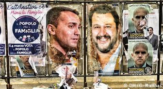 Πιο κοντά στη συνεργασία ο Σαλβίνι (Λέγκα) με τον ντι Μάιο (Πέντε Αστέρια);