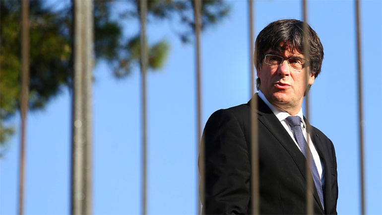 Αύριο ενώπιον δικαστή o Πουτζντεμόν – Διαδήλωση διαμαρτυρίας για τη σύλληψή του στη Βαρκελώνη