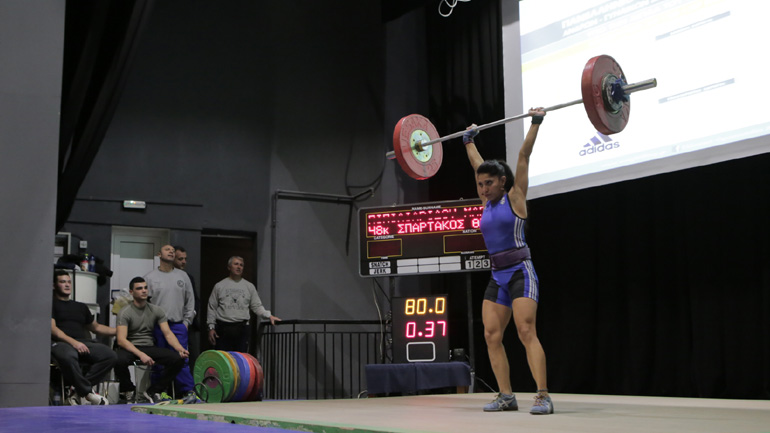 Άρση Βαρών: Ογδοη στο Ευρωπαϊκό η Πιπιλιαρίδου
