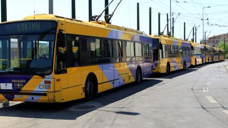 Τρίωρη στάση εργασίας στα τρόλεϊ την Τετάρτη