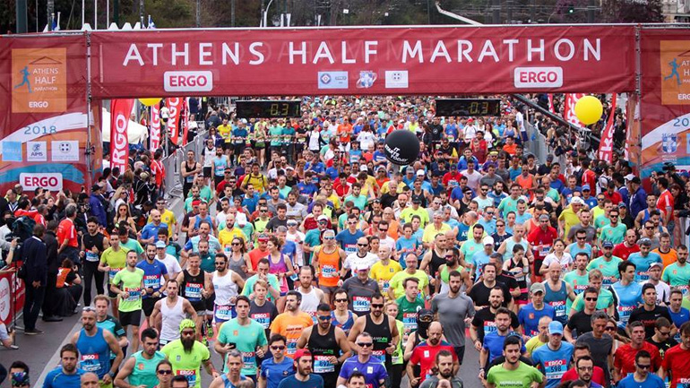 Με μεγάλη επιτυχία έγινε και φέτος ο Ημιμαραθώνιος Αθήνας