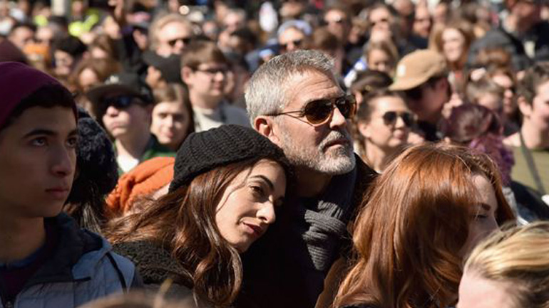 George Clooney: «Με κάνετε υπερήφανο για τη χώρα μου»