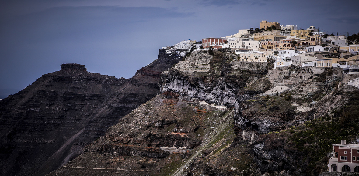Μαγικό τοπίο στη Σαντορίνη