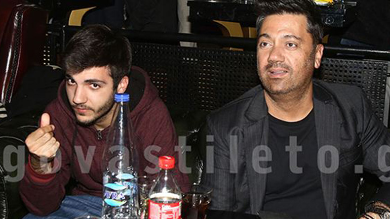 Ο Γιώργος Θεοφάνους διασκέδασε με τον 21χρονο γιο του στην Ευρυδίκη