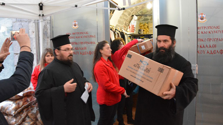 Αποστολή αγάπης από τον Αρχιεπίσκοπο στην Τρίπολη