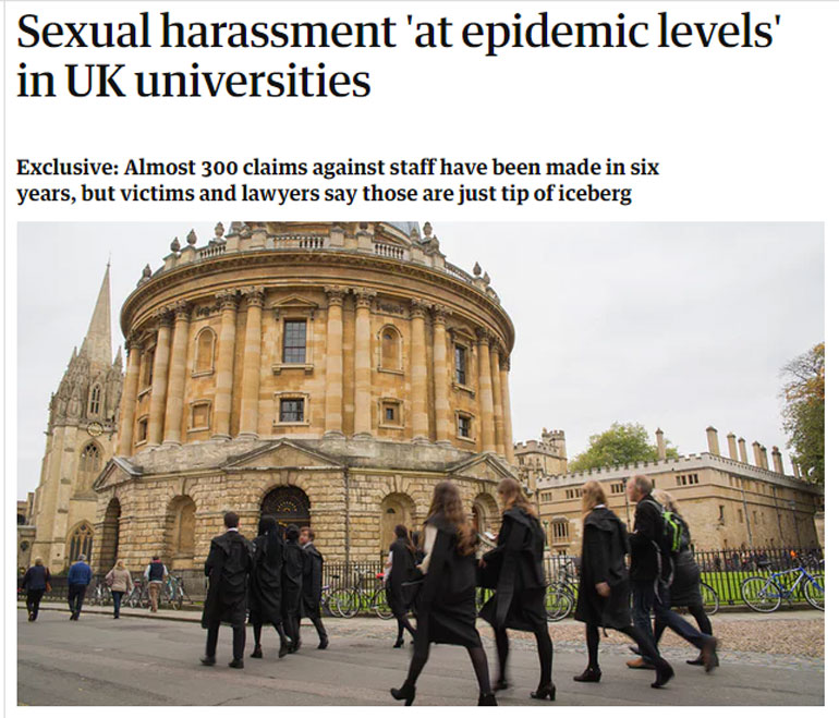 Η αποκαλυπτική έρευνα του Guardian για τη νοσηρή κατάσταση που επικρατεί στα βρετανικά πανεπιστήμια