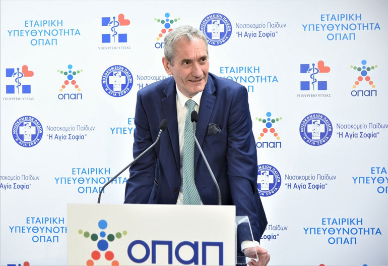 Ο Εκτελεστικός Πρόεδρος ΟΠΑΠ Καμίλ Ζίγκλερ