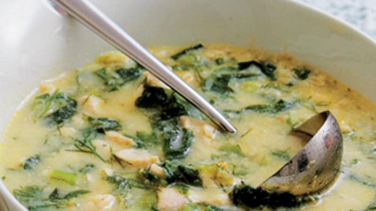 Μαγειρίτσα με κοτόπουλο Μαγειρίτσα με κοτόπουλο