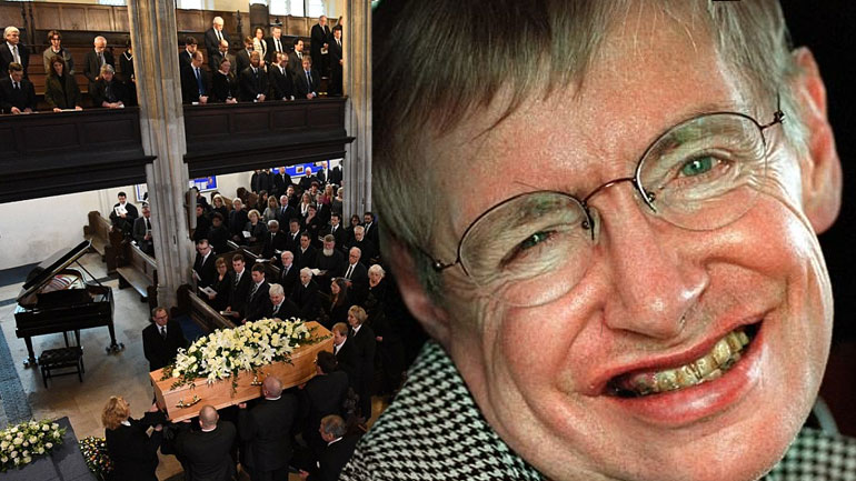 Το τελευταίο αντίο στον Στίβεν Χόκινγκ