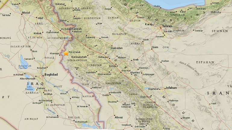 Σεισμική δόνηση 5,3R στο Ιράν