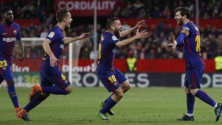 Αρνείται να χάσει η Μπαρτσελόνα, 2-2 με τη Σεβίλλη Αρνείται να χάσει η Μπαρτσελόνα, 2-2 με τη Σεβίλλη