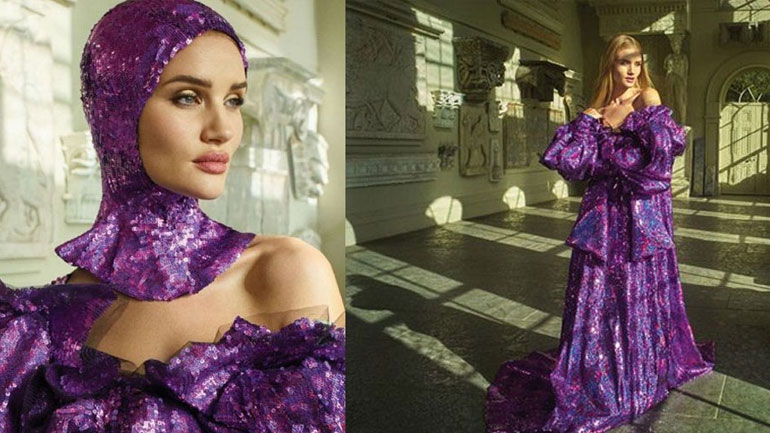 H Rosie Huntington ποζάρει για το Harper’s Bazaar Arabia και μιλά για το κίνημα #MeToo