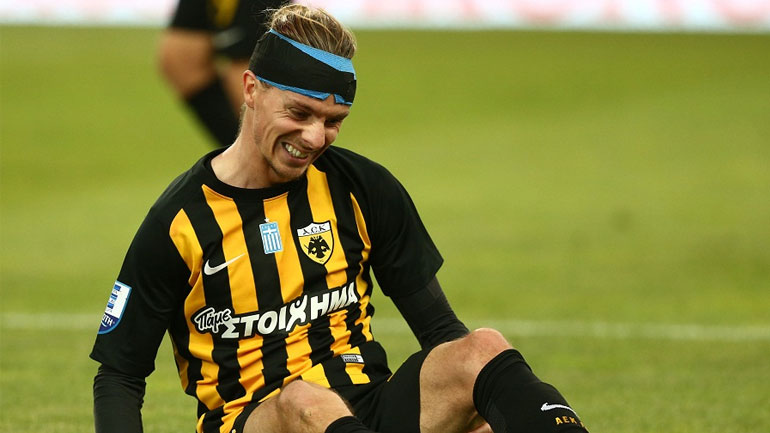 ΑΕΚ: Διάσειση ο Χουλτ, κάκωση ο Τσιγκρίνσκι