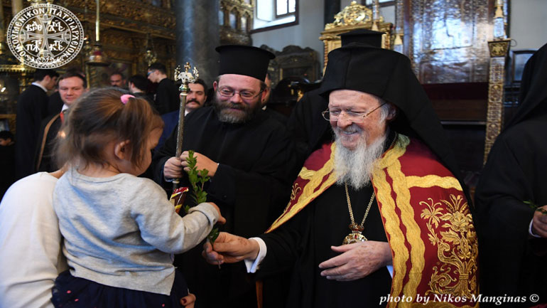 Η Κυριακή των Βαΐων στο Οικουμενικό Πατριαρχείο