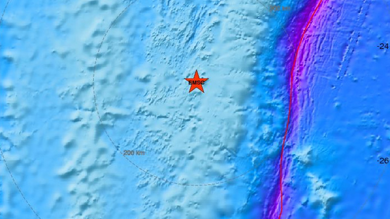Σεισμός 6,2R ανοικτά των Φίτζι