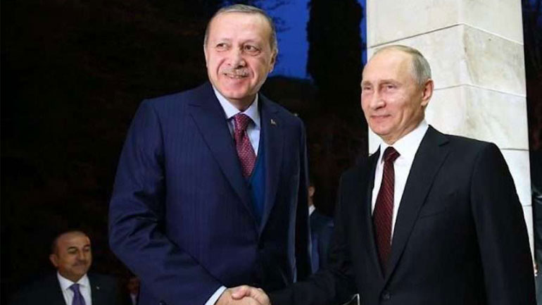 Ο Πούτιν ευγνωμονεί τον Ερντογάν
