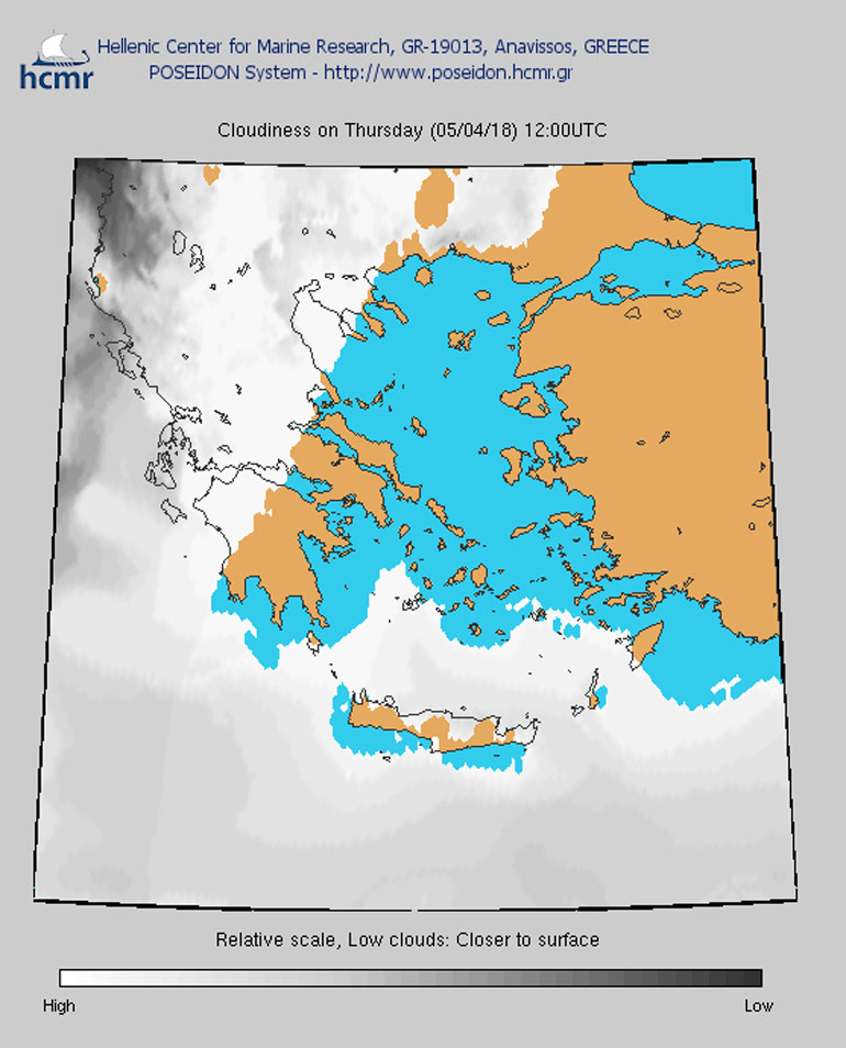 Νεφοκάλυψη στις 12.00 το μεσημέρι της Μεγάλης Πέμπτης