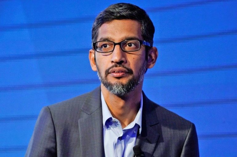 Ο Sundar Pichai, CEO της Google