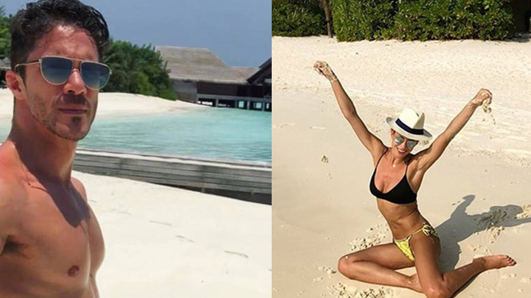 Ευαγγελία Αραβανή-Νίκος Οικονομόπουλος: Ερωτευμένοι στις Μαλδίβες! Οι πρώτες φωτογραφίες από το ταξίδι τους