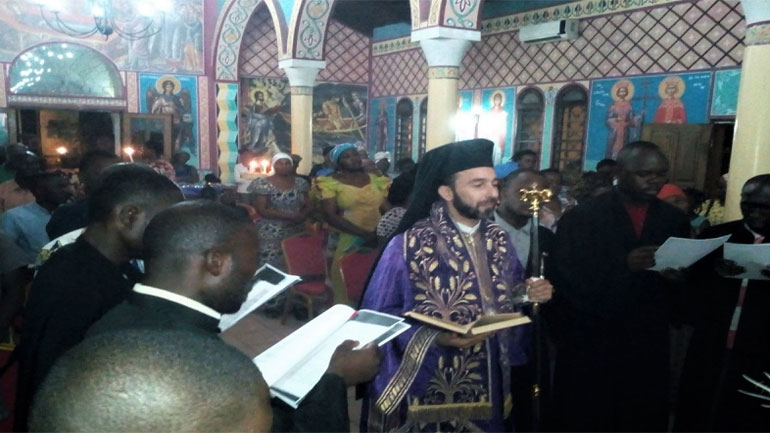 Μεγάλη Εβδομάδα στη Μητρόπολη Μπραζαβίλ και Γκαμπόν