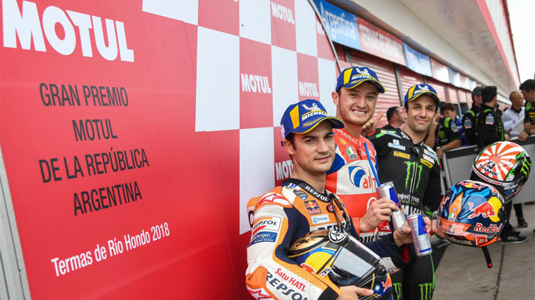 MotoGP 2018 Αργεντινή, Κατατακτήριες: Αργεντίνικο ταγκό στο βρεγμένο