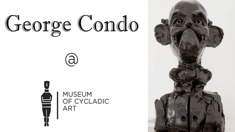 Ο Τζόρτζ Κόντο στο Μουσείο Κυκλαδικής Τέχνης