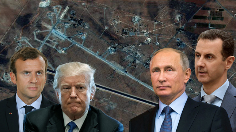 Πυραυλικό χτύπημα στη Συρία Πυραυλικό χτύπημα στη Συρία