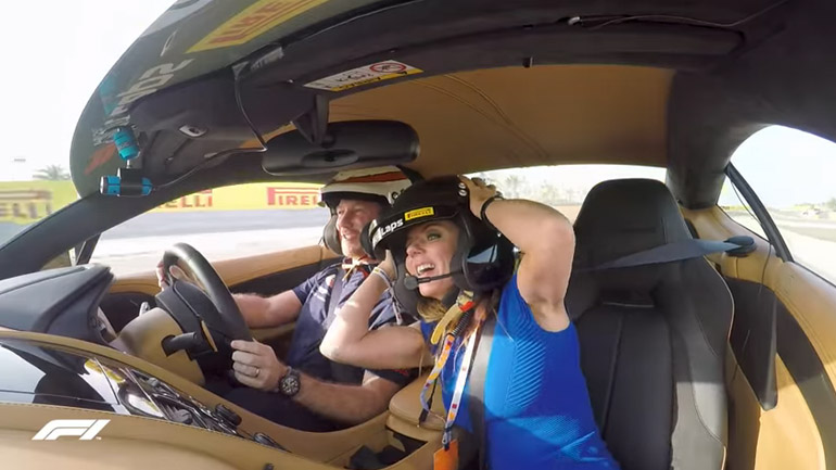 Το αφεντικό της Red Bull μπήκε στην πίστα με τη γυναίκα του!