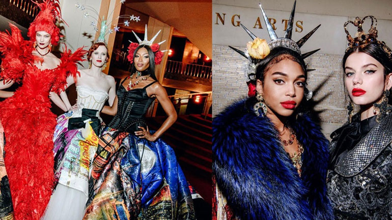 Μοναδικές δημιουργίες και glam παρουσίες στο Dolce & Gabbana Alta Moda 2018 στη Νέα Υόρκη