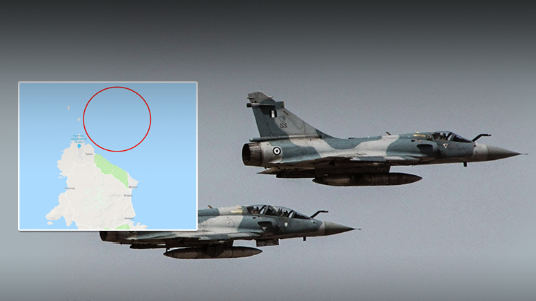 Πτώση ελληνικού Mirage 2000-5 στο βόρειο Αιγαίο Πτώση ελληνικού Mirage 2000-5 στο βόρειο Αιγαίο