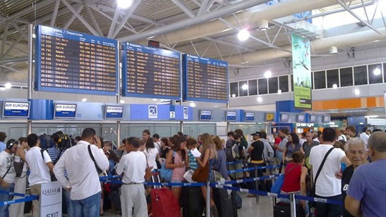 Αύξηση παρουσίασε το α΄ τρίμηνο του 2018 η κίνηση των επιβατών στα αεροδρόμια της χώρας