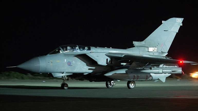 Κινητικότητα βρετανικών μαχητικών στο Ακρωτήρι