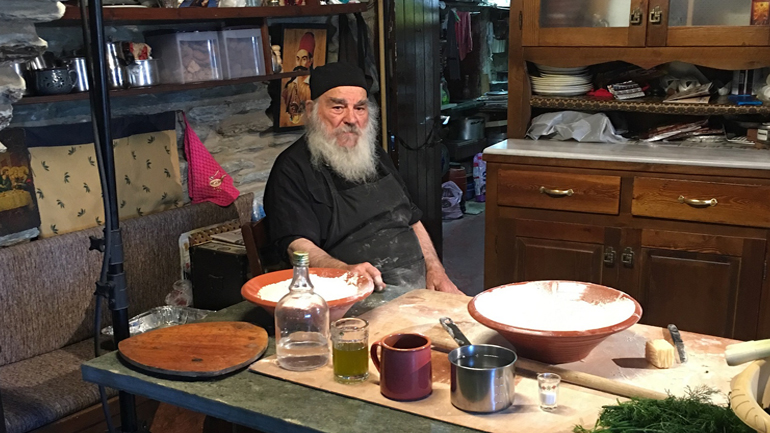 H «Κουζίνα του Θεού» στη μονή Παναχράντου στην Άνδρο