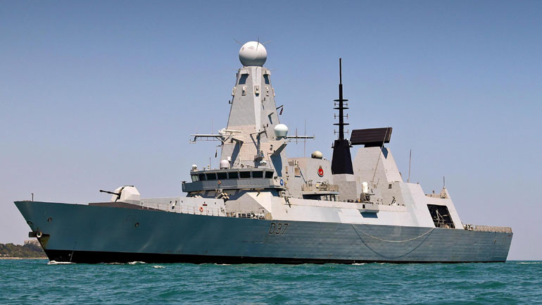Το βρετανικό HMS Duncan αναχώρησε πρόσφατα από το Σπλιτ, χωρίς όμως σημαντική δύναμη πυρός