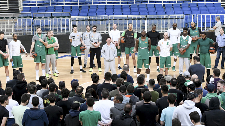 Στην προπόνηση του Παναθηναϊκού 300 φίλοι των «πράσινων»