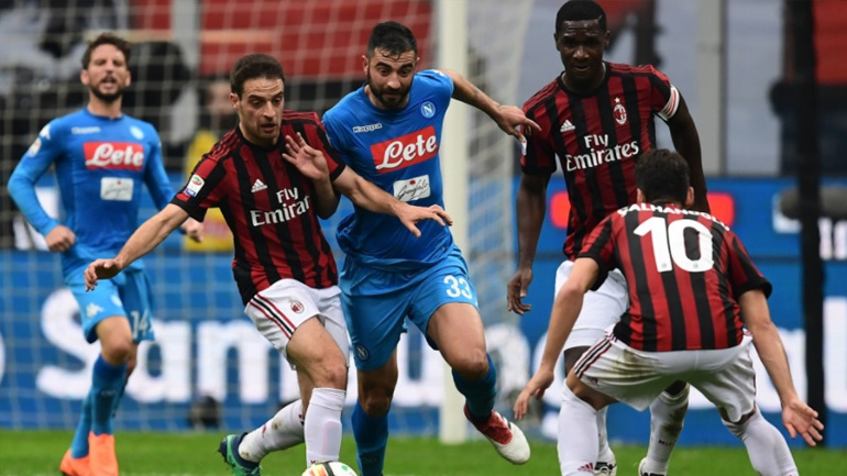 «Κόλλησε» απέναντι στη Μίλαν η Νάπολι