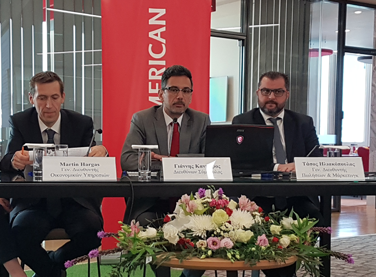 Από δεξιά, Τάσος Ηλιακόπουλος, Γιάννης Καντώρος και Martin Hargas