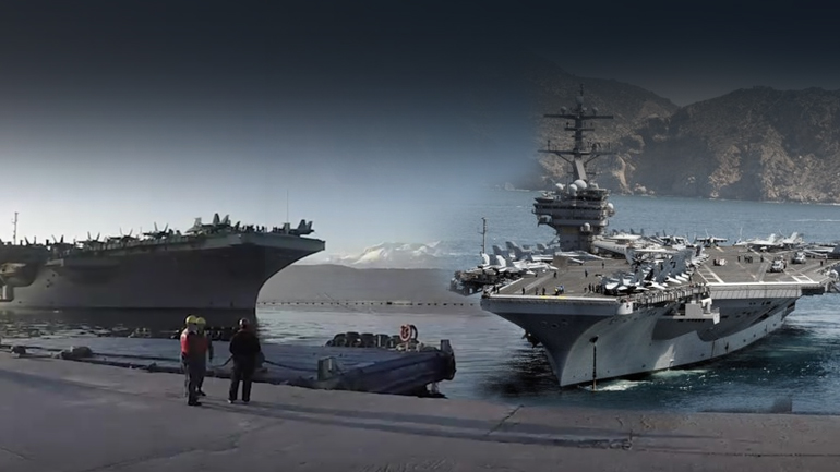 Το colpo grosso με το αεροπλανοφόρο George Bush Το colpo grosso με το αεροπλανοφόρο George Bush