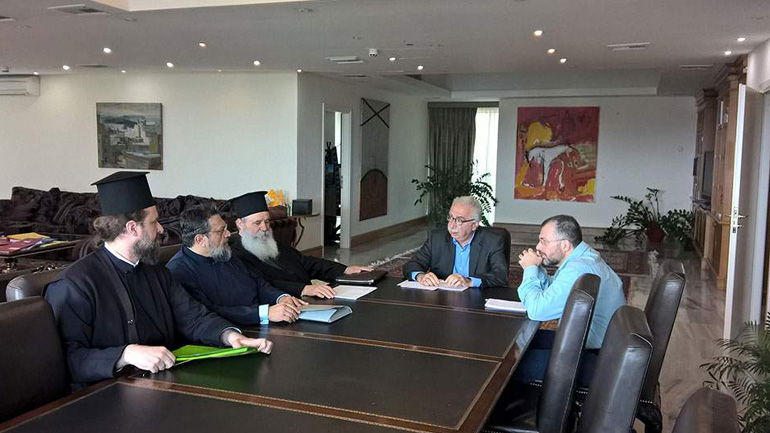 Συνάντηση του υπουργού Παιδείας με εκπροσώπους της Διαρκούς Ιεράς Συνόδου