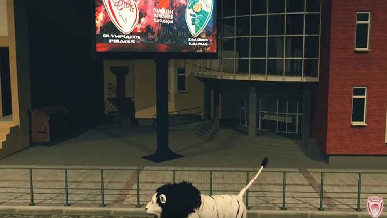Το εντυπωσιακό video animation του Ολυμπιακού ενόψει των αγώνων με την Ζάλγκιρις