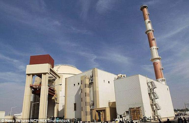 O πυρηνικός σταθμός στο Μπουσέρ